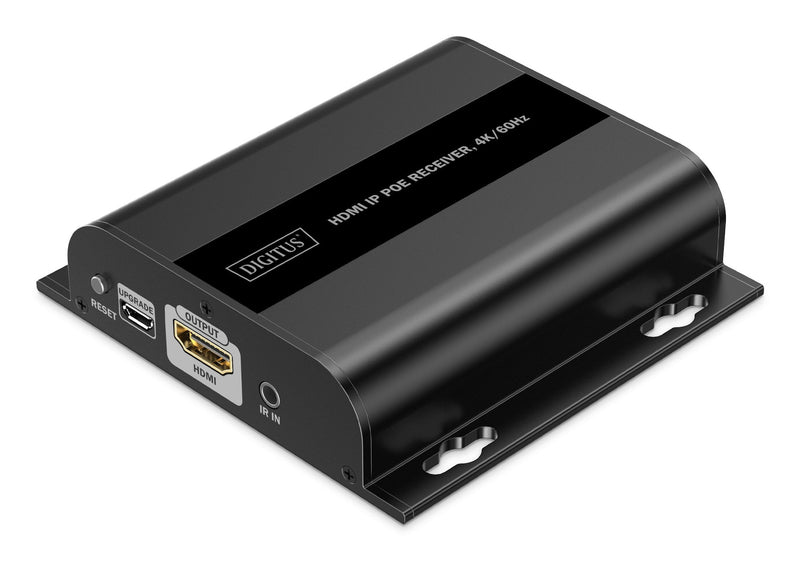 Digitus Receptor HDMI IP PoE, Extensión HDMI Black 4K/60HZ DS-55354