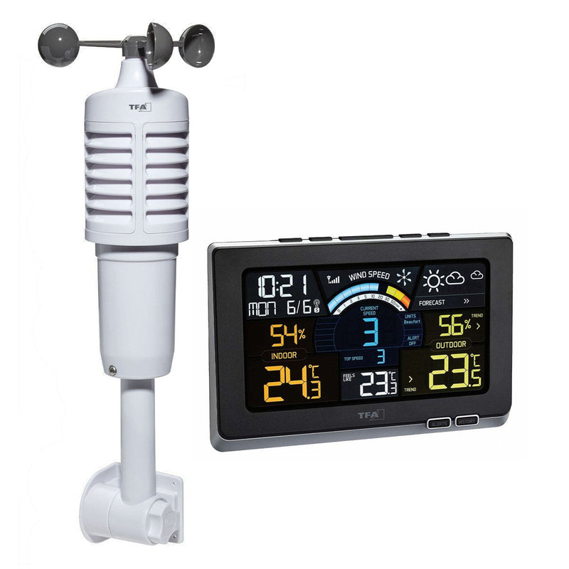 Tfa Estación Meteorológica Wireless With Anemómetro Spring Breeze 35.1140.01