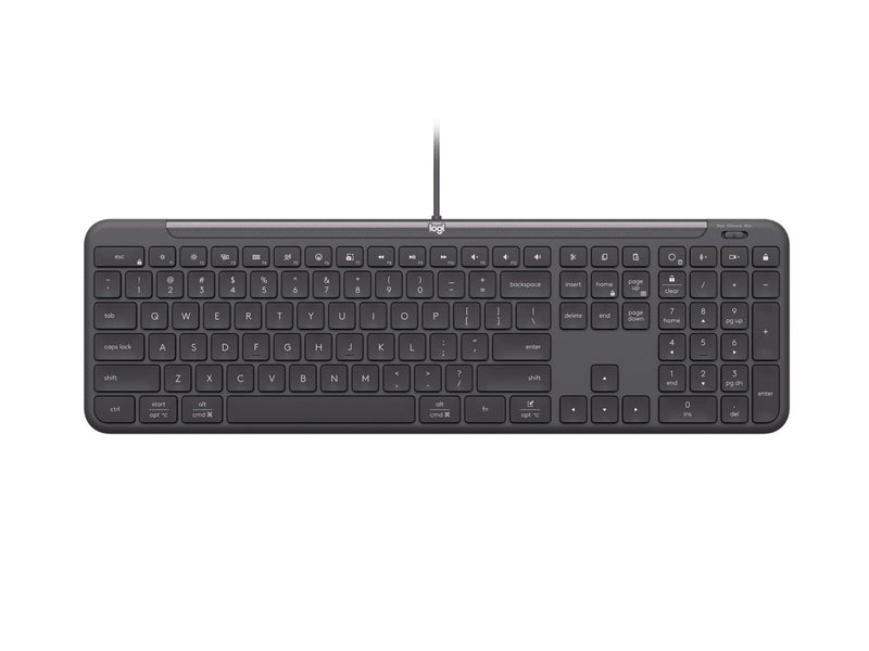 Logitech Signature Slim Wired K620 For Business Keyboard Universal USB Qwertz German Graphite