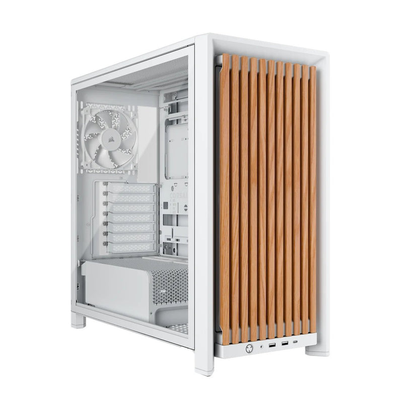 Corsair Box Frame 4000D Rs Wood Mid-tower White/Oak CC-9011341-WW
