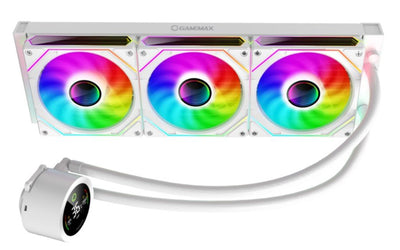 Gamemax CPU Liquid Cooler Iceburg 360 Digital White — image 1
