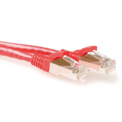 Red 10 Meter Lszh SFTP CAT.6A Patch Cable Snagless With RJ45 Connectors — image 1