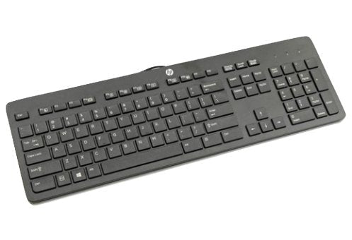 HP Keyboard Spanish USB QWERTY Black 803181-071