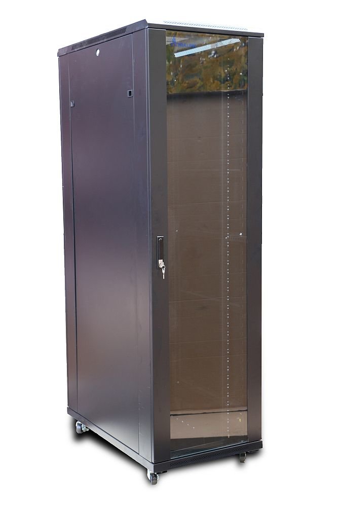 Extralink - 19 Cabinet Pie 42U 600X1000 Black Paquete Flat