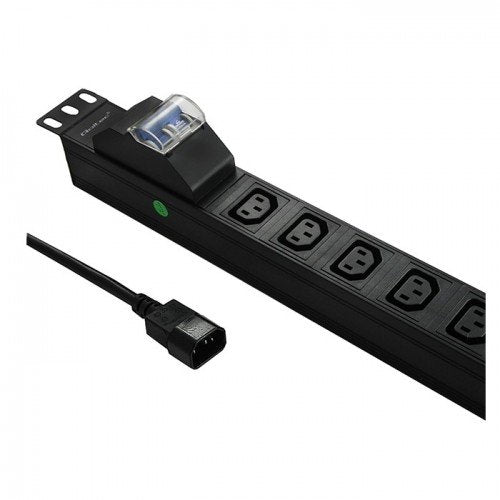 Qoltec Power Strip Rack 19 With Cb 1U 10A Pdu 8XIEC C13 2M
