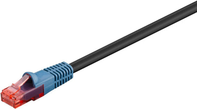 Latiguillo CAT.6, U-UTP, 75.00M, Black Outdoor Cca-pe — image 1