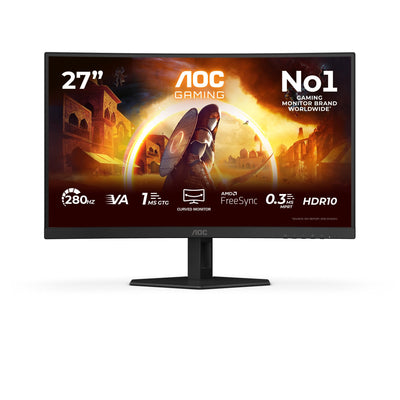 AOC Monitor Gaming Curved C27G4ZXE 27' Full HD 0.3MS 280HZ VA Black — image 1