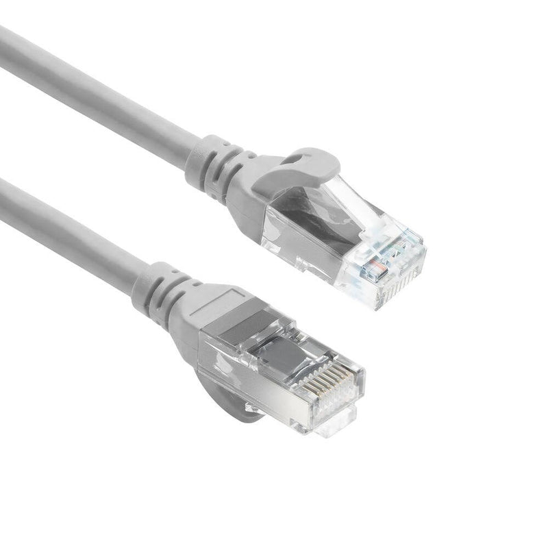 Grey 5 Meters Tpe U UTP CAT.6A Ultra-flex Patch Cable Snagless With RJ45 Connectors