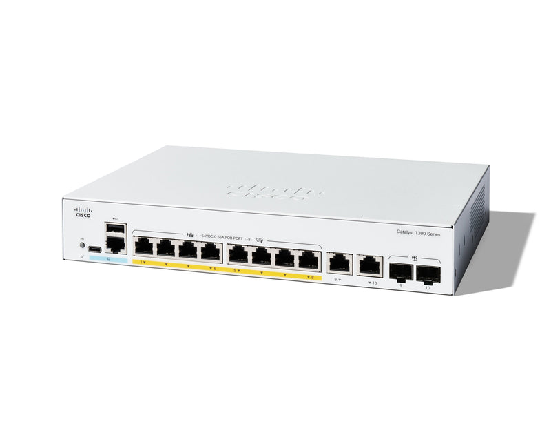 Catalyst 1300 8-PORT Ge Full - PoE 2X1G Combo