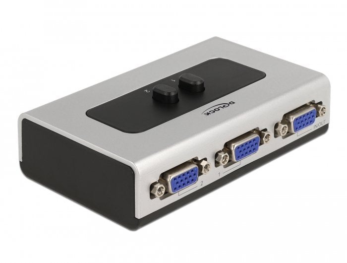 Delock Conmutador VGA 2 Ports Manual Bidireccional