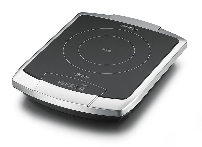 Rommelsbacher Ct 2203/Tc Hobs Cerámico 1 Zona(s) Steel Thin Black Steel Inoxidable, 2200W