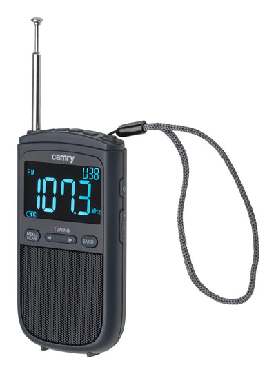 Camry Mini Radio Cr 1905 Portable, Black — image 1