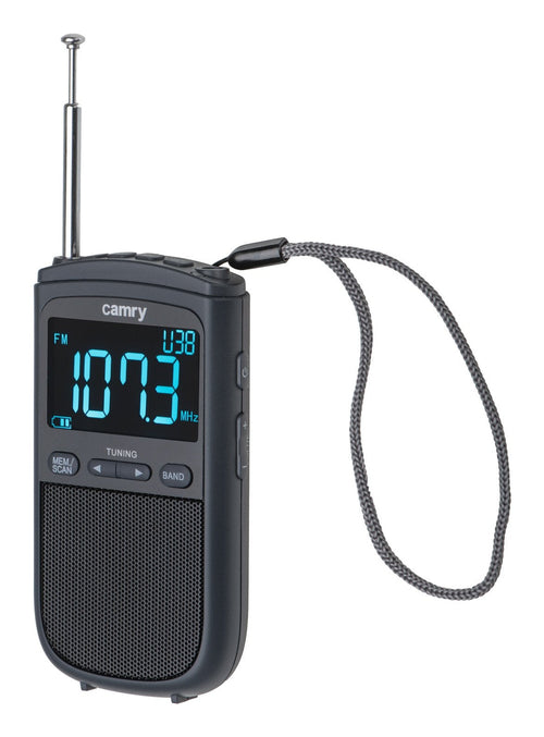 Camry Mini Radio Cr 1905 Portable, Black — image 1