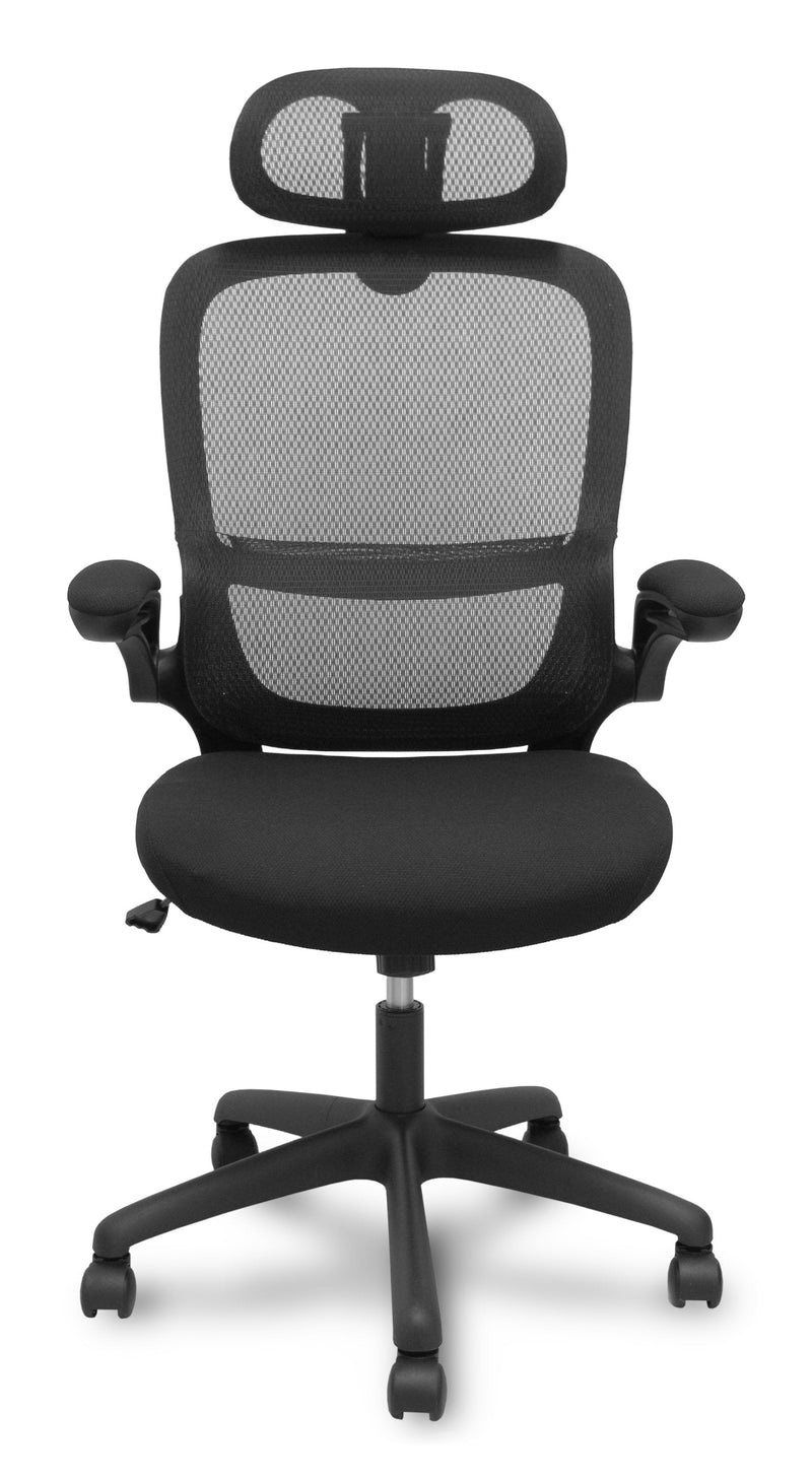 Piqueras And Crespo Forol Chair PRO525 Respaldo Mesh Black Asiento Fabric Colour Black And Cabecero