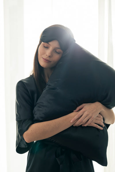 Mulberry Silk Pillowcase with Zipper, 22 Momme, 50×70