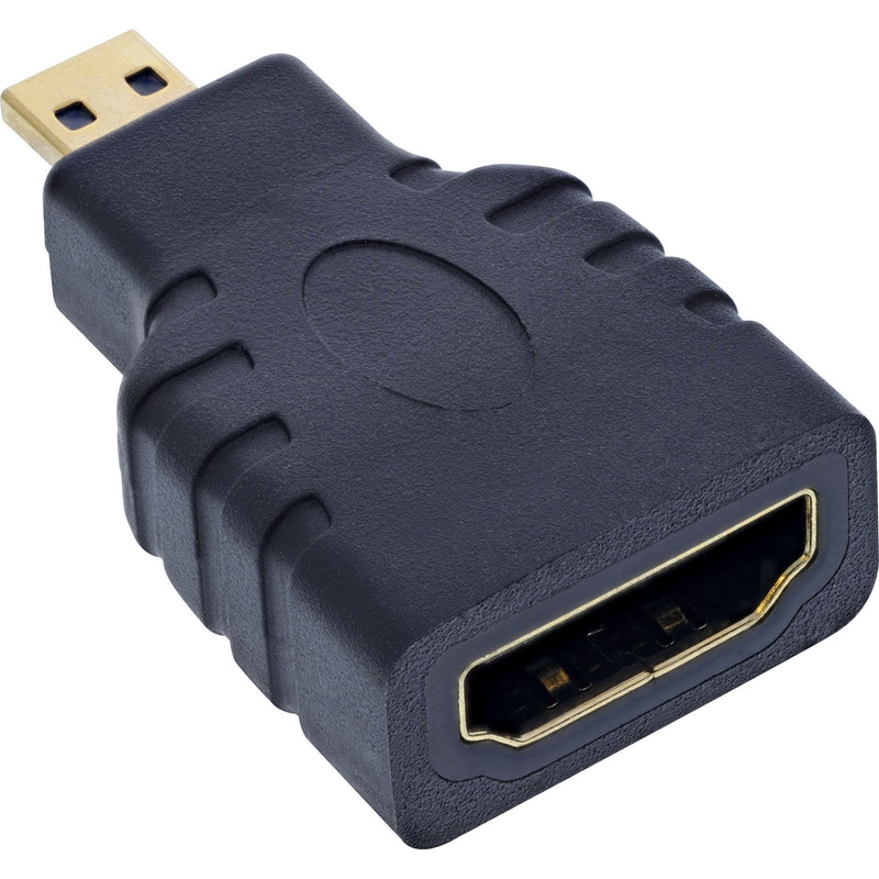 Inline Adapter HDMI HDMI a Female a HDMI D Male 4K/60HZ Black/Gold