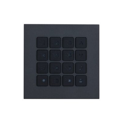 Dahua VTO4202FB-MK Estación Outdoor Modular Video Doorbell IP With Keyboard Series VTO4202FB-X. Colour Black