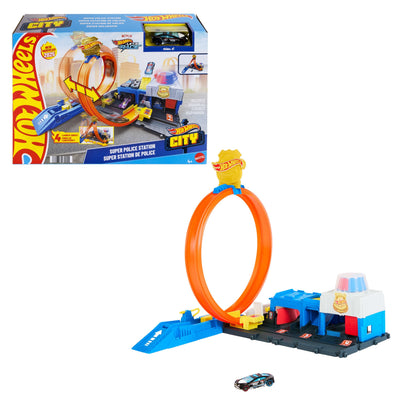 Pista Super Estacion Policia City Hot Wheels — image 1