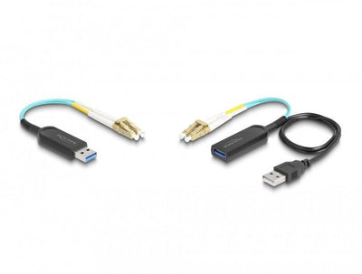 Delock 66466 USB 10Gbps Tipo-a Extender Set Sobre Cable Lc Duplex — image 1