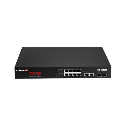 Edimax Pro GS-5210PL Switch 10XGB PoE + 2XSFP Surve — image 1