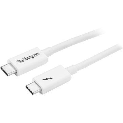 Cable 1M Thunderbolt 3 USB-C Cabl White Compatible DisplayPort — image 1