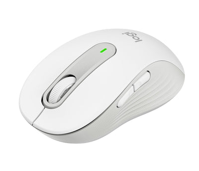 Logitech Signature M650 For Business Wireless Mouse 2.4GHZ Bluetooth Receptor USB Logitech Logi Bolt White Hue — image 1