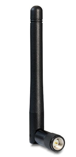 Delock Antenna WLAN 802.11 AC/a/B/G/N Male Sma 2 dBi Omnidirectional With Unión Inclinación Black — image 1