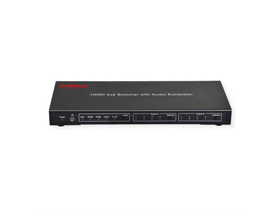 Roline 4K HDMI Matrix Switch, 4 X 2, With Remote Control — image 1