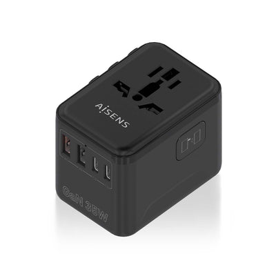 Aisens Wall Charger Universal GaN Travel ASPS-2A3C09-BK Socket Power Universal 3x USB Type-c 2x USB 35W — image 1