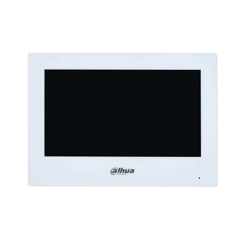Dahua VTH2621G-WP Monitor Indoor 7 Surface Video Doorbell IP Wi-Fi PoE 6E 1S Alarm Black