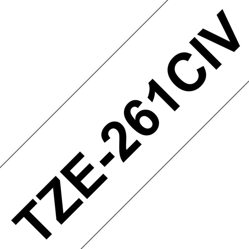 Brother Tape Laminated White/ Black 36MM ( Without Blister)