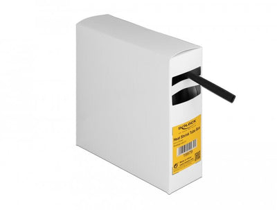 Tubo Termorretráctil Box, With Adhesive Indoor Schrumpfungsrate 3:1, 5M X 7,9MM Black — image 1