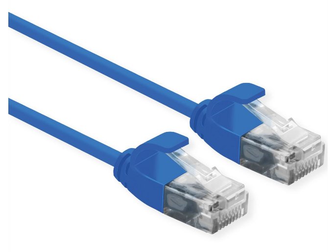 Roline UTP Datacenter Network Cable CAT.6A (class Ea), Lsoh, Slim, Azul 3M