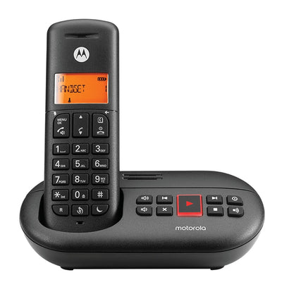 Motorola Telef. Wireless Dect Digital E211 Negr Contestador Automatic/Bloqueo Up To 10CONTACTOS 107E211 — image 1