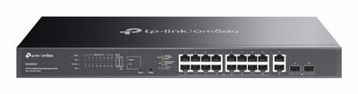 TP-Link ES220GMP Switch Gestionado Gigabit Ethernet (10/100/1000) Energía Sobre Ethernet (PoE) Black — image 1