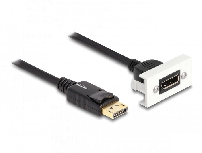 Delock Módulo Easy 45 DisplayPort 8K 30 HZ With Cable Short 22,5 X 45MM