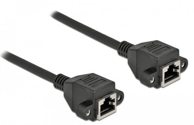 Delock Cable 87012 Network Black 5M CAT.6A S/FTP (s-STP) — image 1