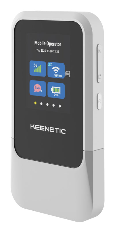 Keenetic Roamer 5G Router Wireless Double Band (2,4GHZ / 5GHZ) Black Grey — image 1