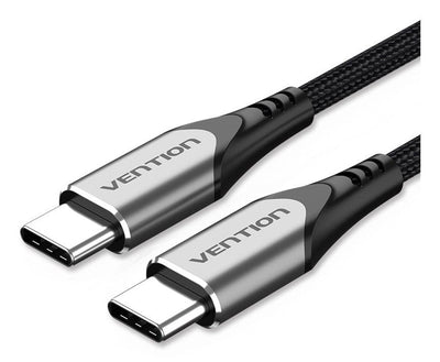 Cable Vention USB 2.0 USB-C M-m Cabl 60W 2M Gray Aluminum — image 1