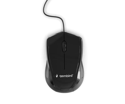 Gembird Mouse Optico USB Black MUS-3B-02 — image 1