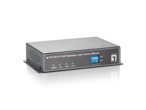 Levelone Extensor PoE, Receptor, Sobre 2-HILOS — image 1