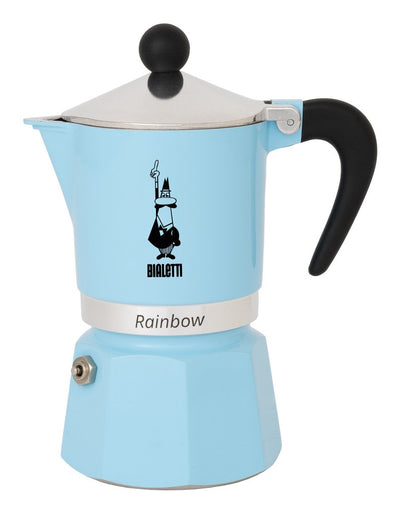 Bialetti Coffee Machine Italiana Rainbow 3 Cups Blue — image 1