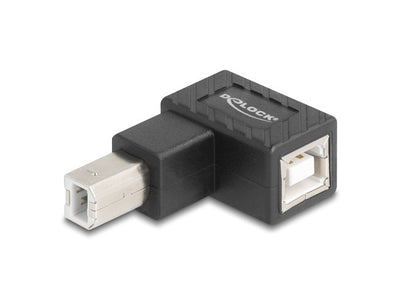 Delock Adapter USB 2.0 B Mecker Zu B Hchse 90° Gew. Oben — image 1