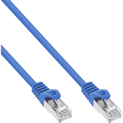 Inline Network Cable F/UTP CAT.5E Blue 0.3M — image 1