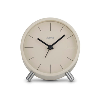 Hama Watch Despertador Radio Flores Analógico Without Tic-tac, Grey/Beige 222229 — image 1
