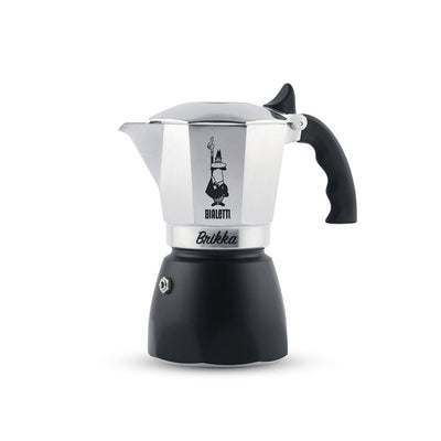 Bialetti Coffee Machine Brikka Italiana 0,1 L Black Steel Inoxidable — image 1