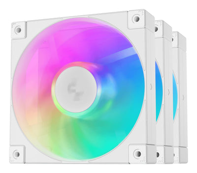 Deepcool Fan 120X120 FD12 ARGB Pack 3 White — image 1