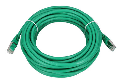 Extralink Cable LAN Patchcord CAT.6 FTP 10M 1GBIT Green — image 1