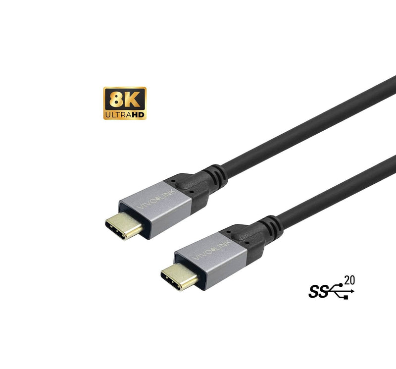 Vivolink PROUSBCMM1 USB Cable 1M USB 3.2 Gen 1 [3.1 Gen 1] USB C Black