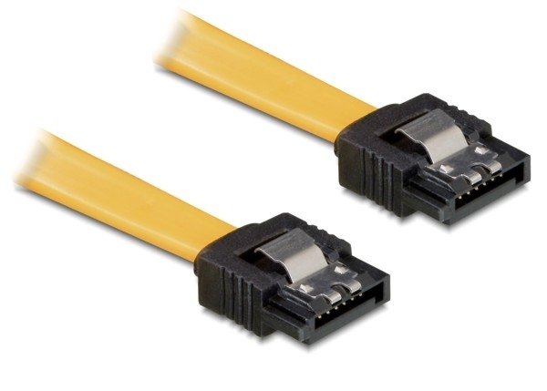 Delock 0.3M SATA Cable SATA 0,3M Yellow